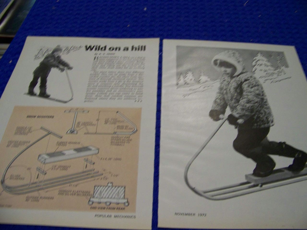 1972 BUILD: SNOW SCOOTER & WAVING SANTA CLAUS …PLANS/DETAILS/PHOTOS (339RR)