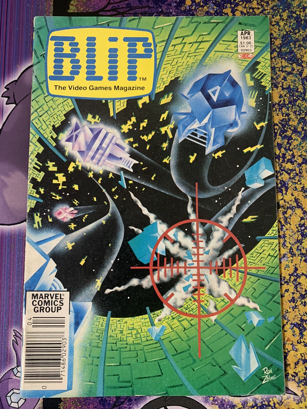 Blip The Video Games Magazine Vol 1 Issue 3 April 1983 Marvel Comics Ron Zalme
