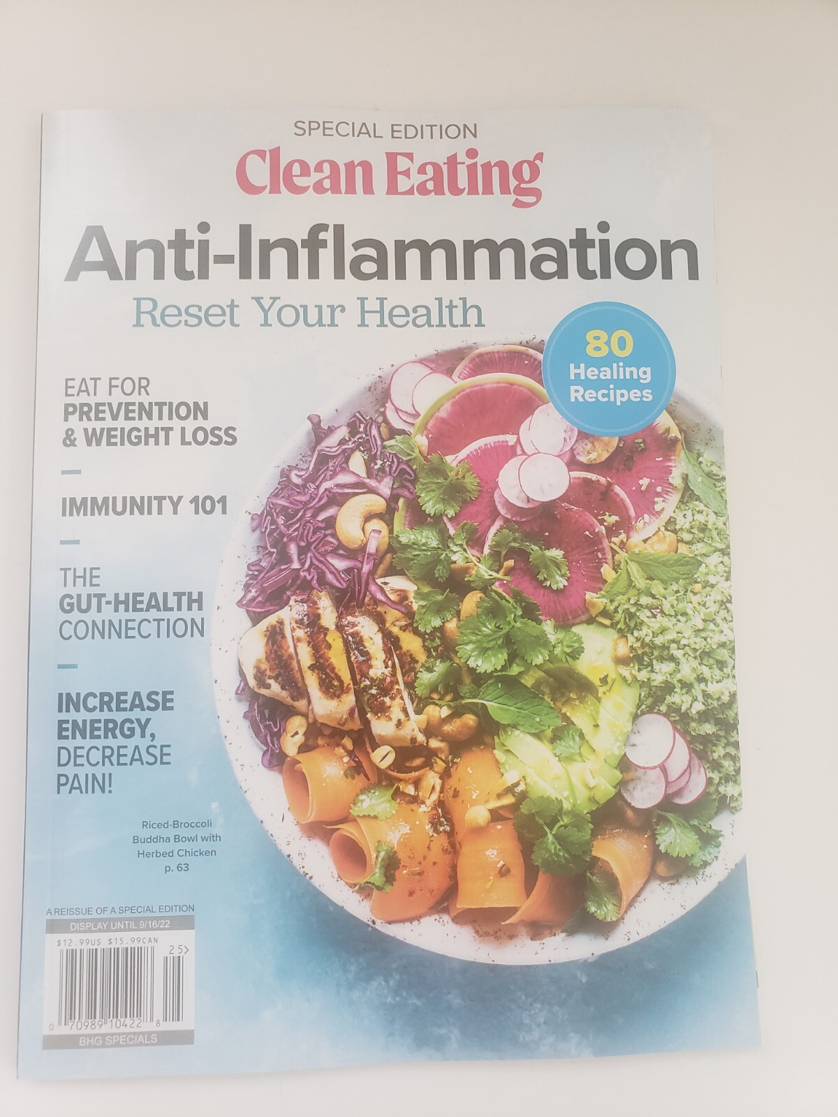 Clean Eating Special Edition Anti-Inflammation September 2022 Magazine Weight