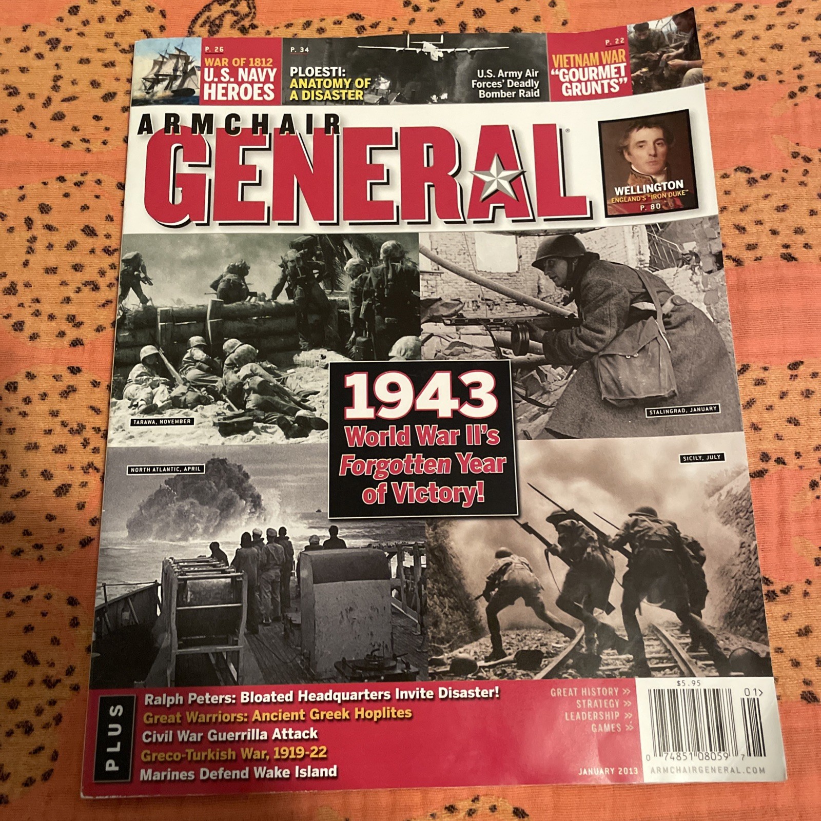 Armchair General – 1 MAGAZINE 1943 Forgotten Year Of Victory January 2013