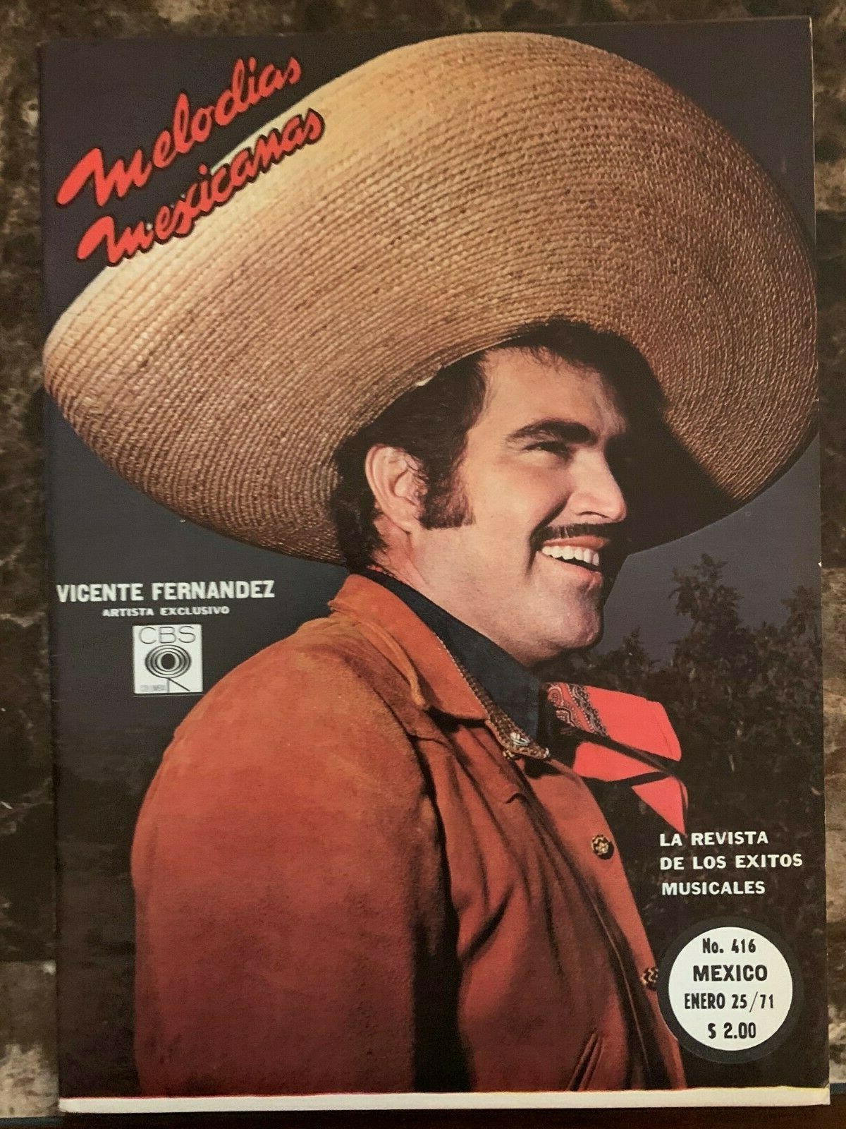MELODIAS MEXICANAS CANCIONERO 416 JAN 1971 VICENTE FERNANDEZ / THE JACKSON FIVE