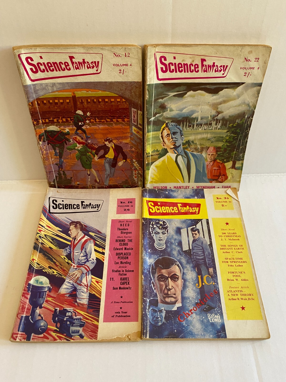 Science Fantasy Subscriber Magazine 1960’s Sci Fi Publication Bundle