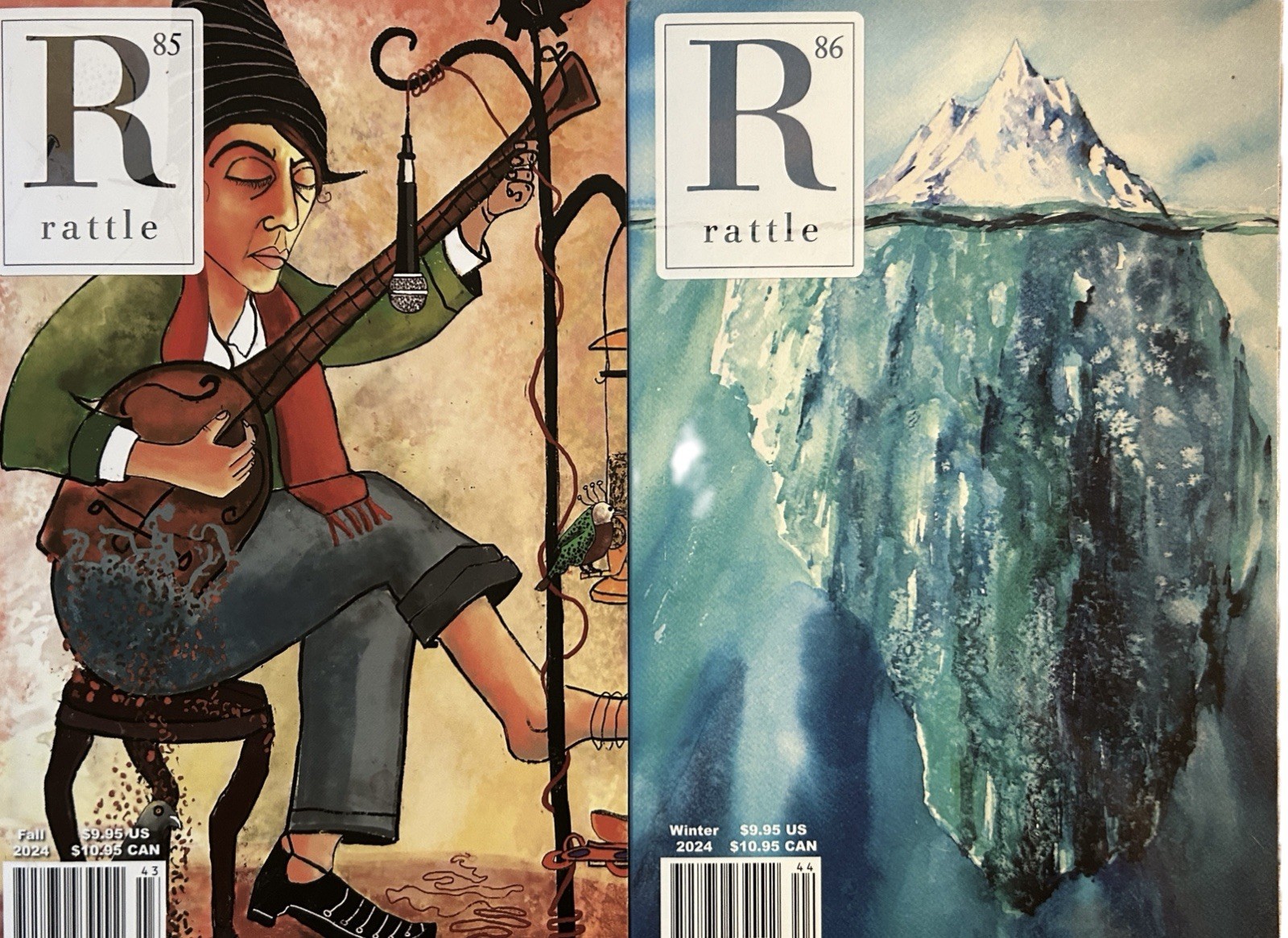 Rattle Issues 85 & 86 (Summer & Winter 2024) Poetry Journal Lot – Like New
