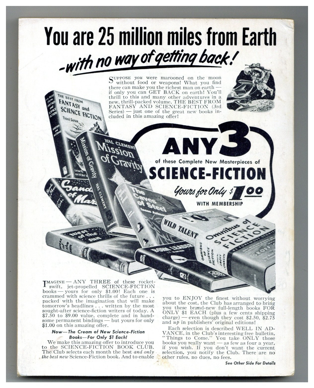 Galaxy Science Fiction Vol. 8 #6 FN/VF 7.0 1954
