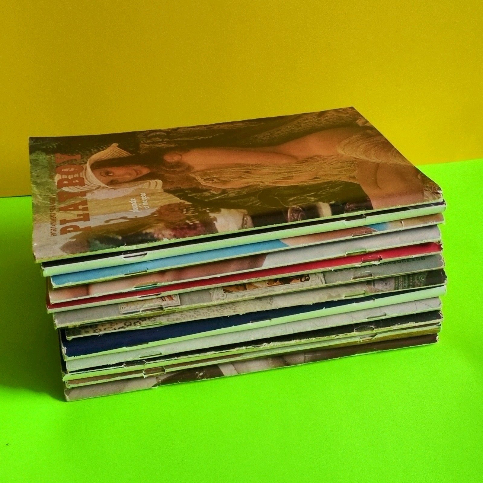 1973 Playboy Complete Set 12 Issues W/Centerfold