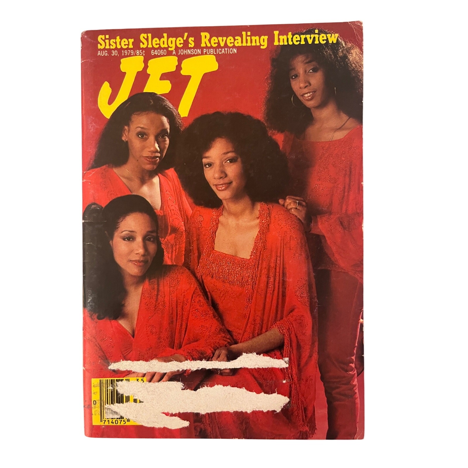 Vintage Jet Magazine Aug 30 1979 Sister Sledge Cover Vol 56 No 24 Johnson