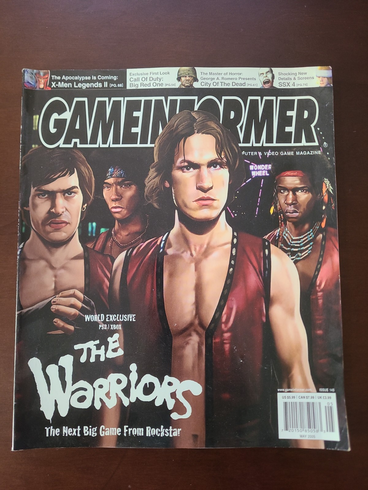 Game Informer Magazine Issue #145 May 2005 – The Warriors Cover