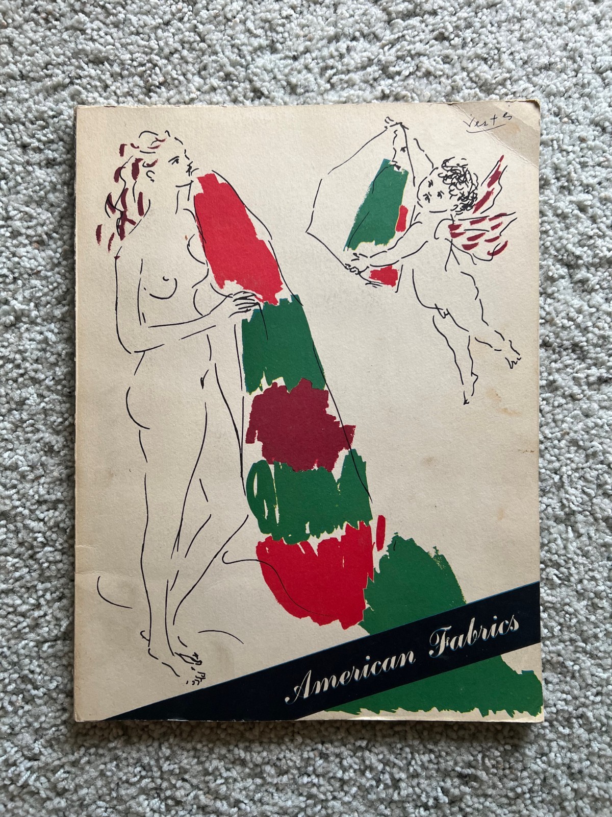 American Fabrics Magazine. Number 19. Autumn 1951 #19 Swatches Intact