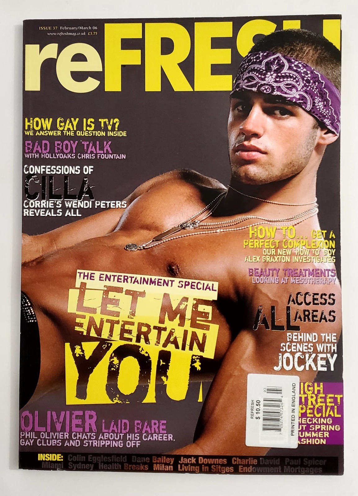 reFRESH Magazine Issue 37 FEB/MAR 06 /Entertainment Special /Gay Interest / NEW