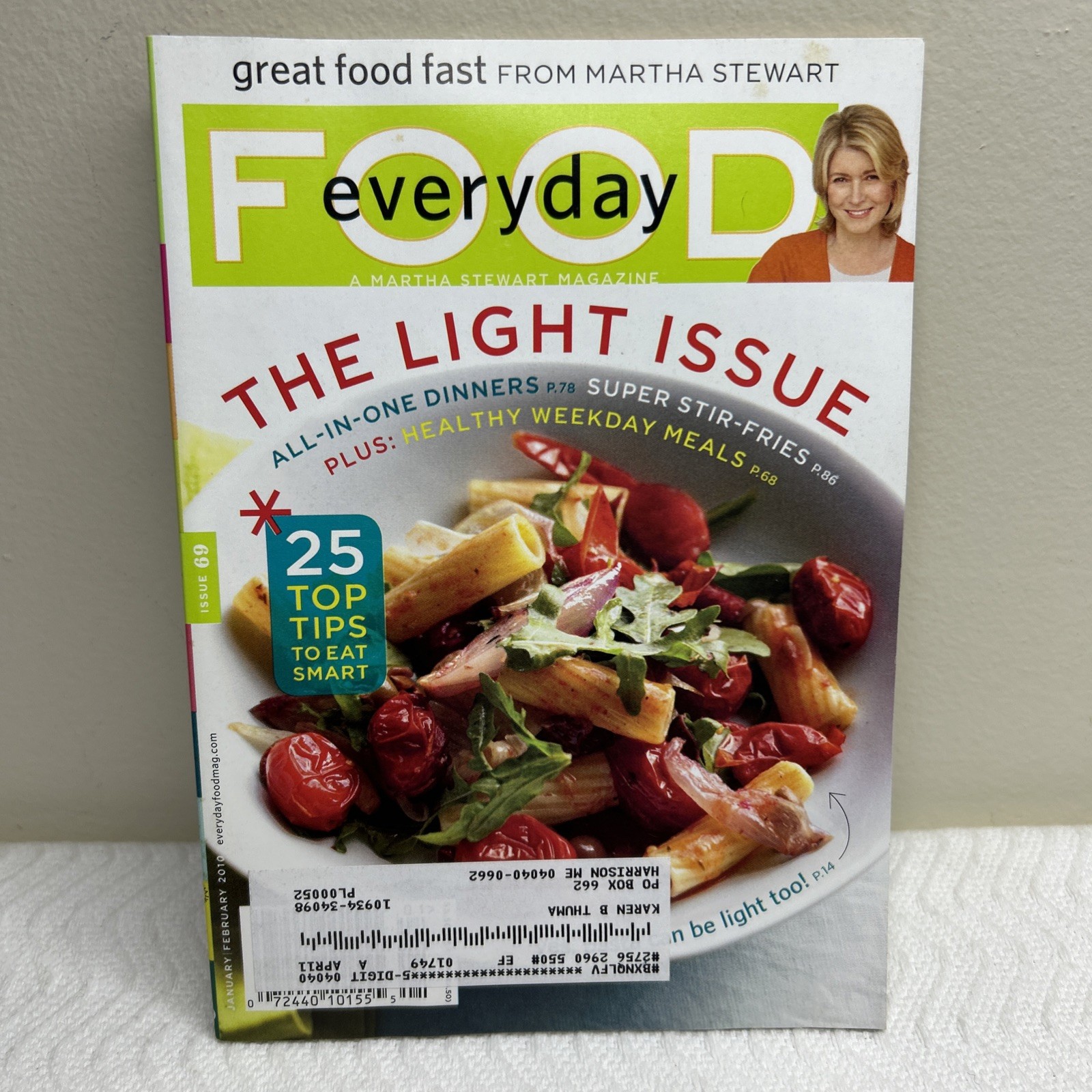 Everyday Food Lot of 10 Issues Martha Stewart 2010 Complete