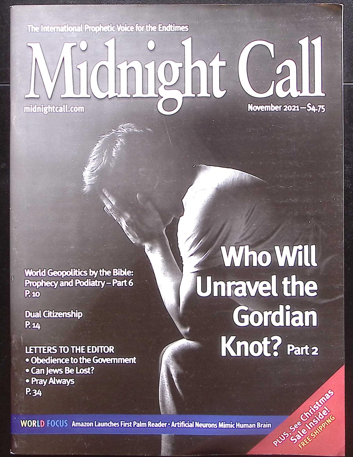 MIDNIGHT CALL MAG NOV 2021 WHO WILL UNRAVEL THE GORDIAN KNOT PART 2 W486