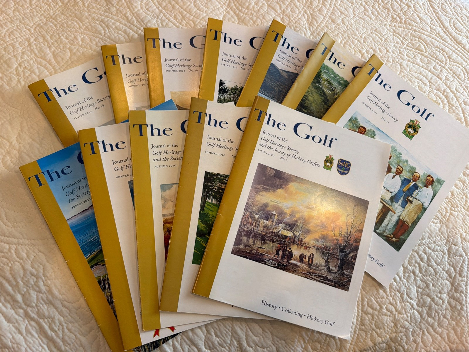 The Golf joirnal of the golf heritage magazine issues 7-18. Spring 2020-Winter22