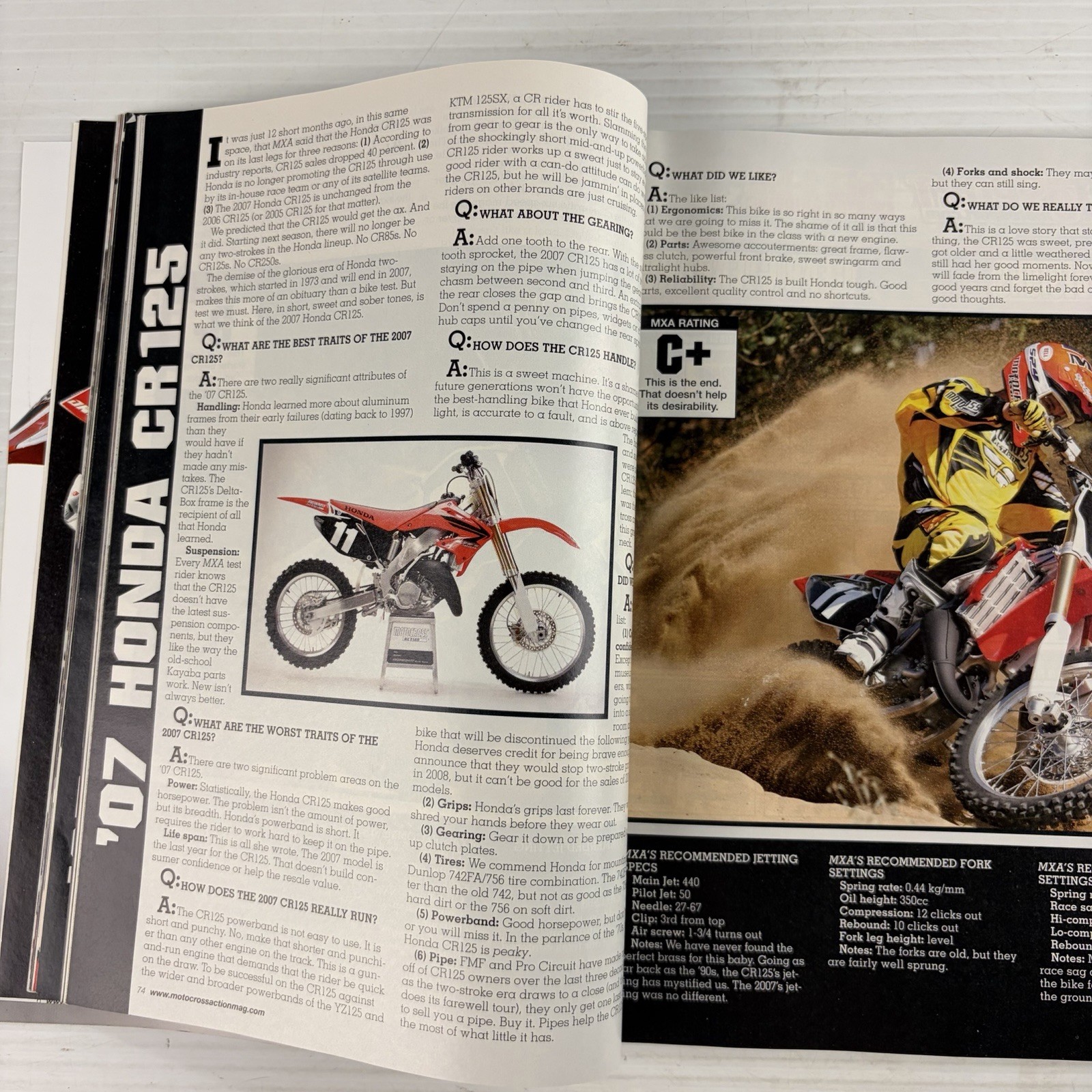 Motocross Action Magazine March 2007
