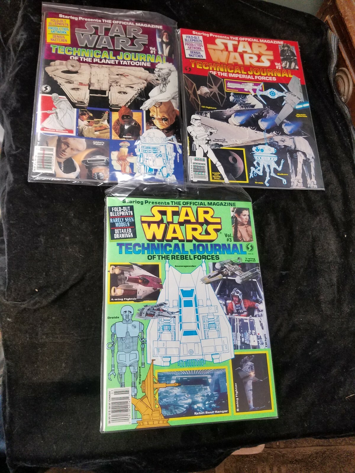 Star Wars Presents The Official STAR WARS Technical Journal Magazines 1 2 3 1-3