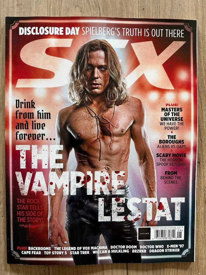 VAMPIRE LESTAT Rock Star SFX Movie Magazine June 2026 DISCLOSURE DAY Masters NEW