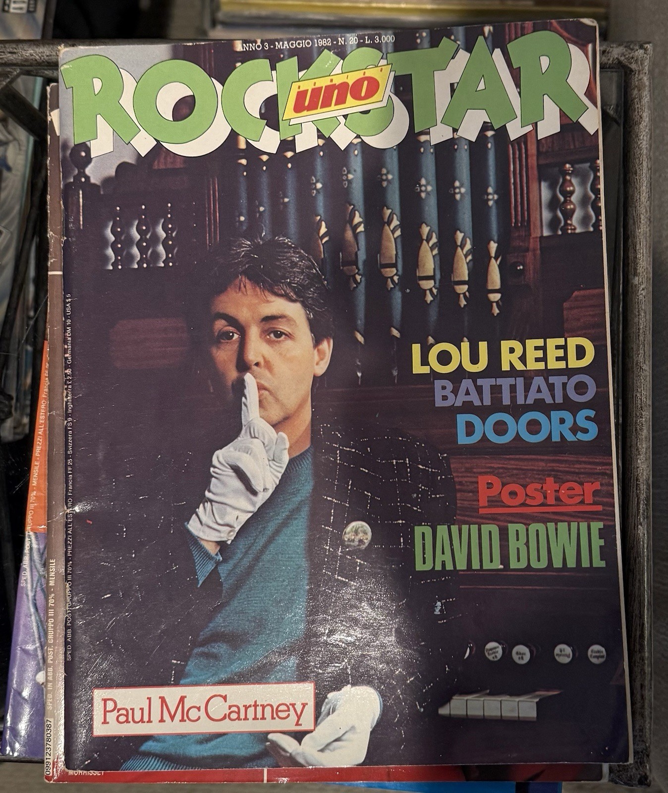 Rockstar Magazine Number One 1982 No. 20 Beatlss Doors Paul McCartney Marvin Gay