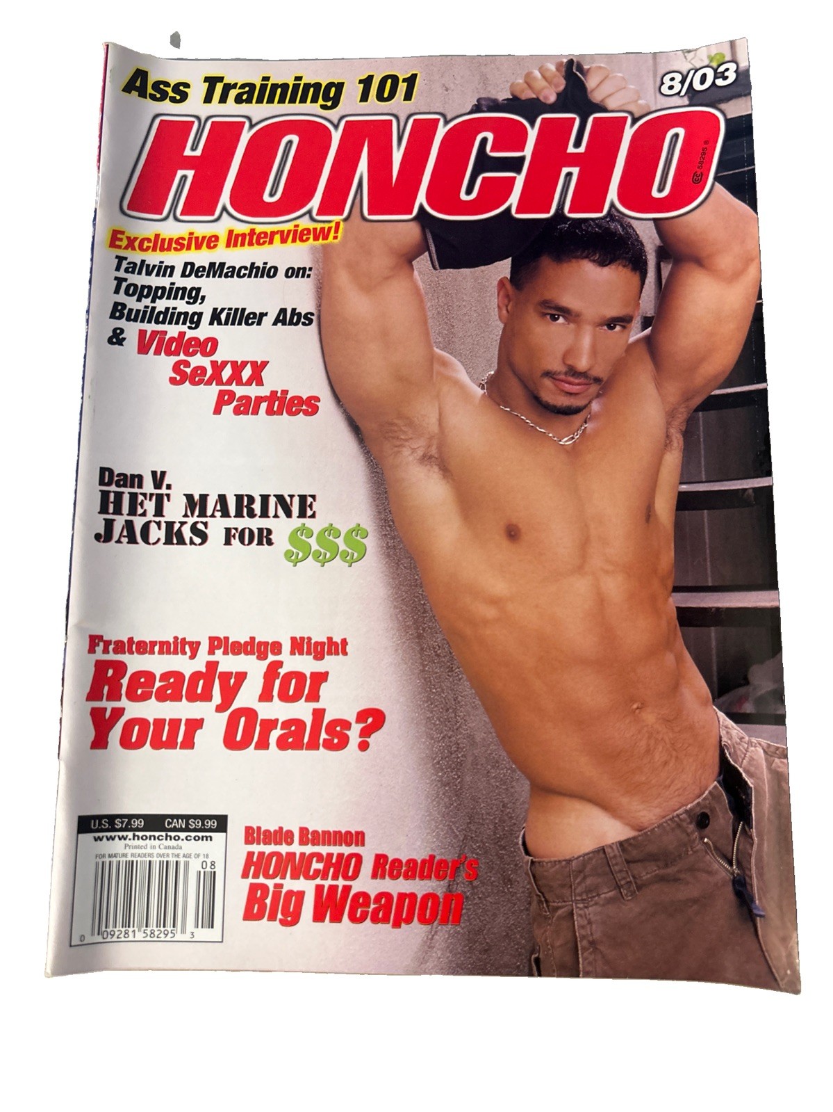 (LOT OF 12) Vintage Honcho Magazine ENTIRE YEAR 2003 Gay Male Interest Magazine