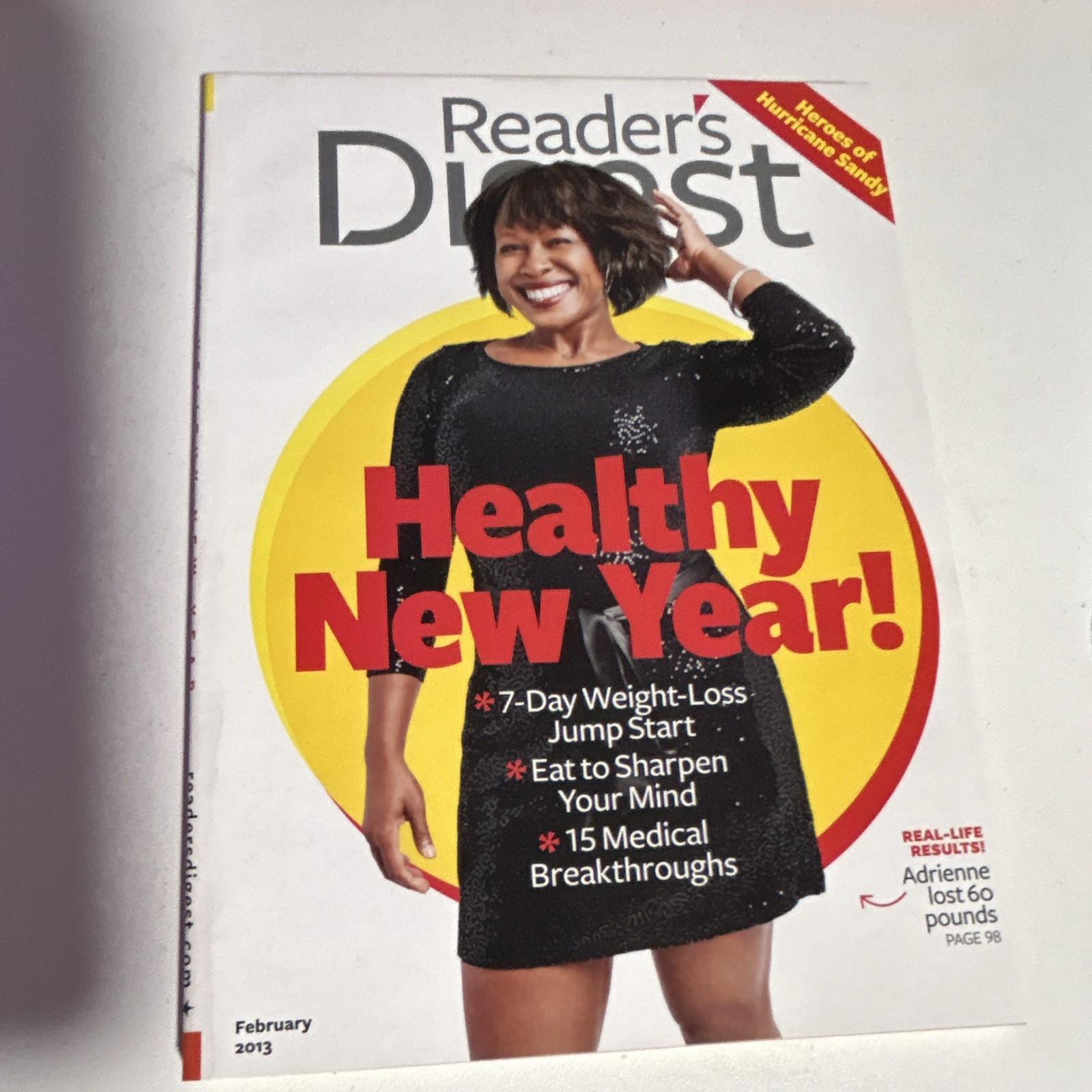 Reader’s Digest February 2013 Issue «Healthy New Year!» Illustrated