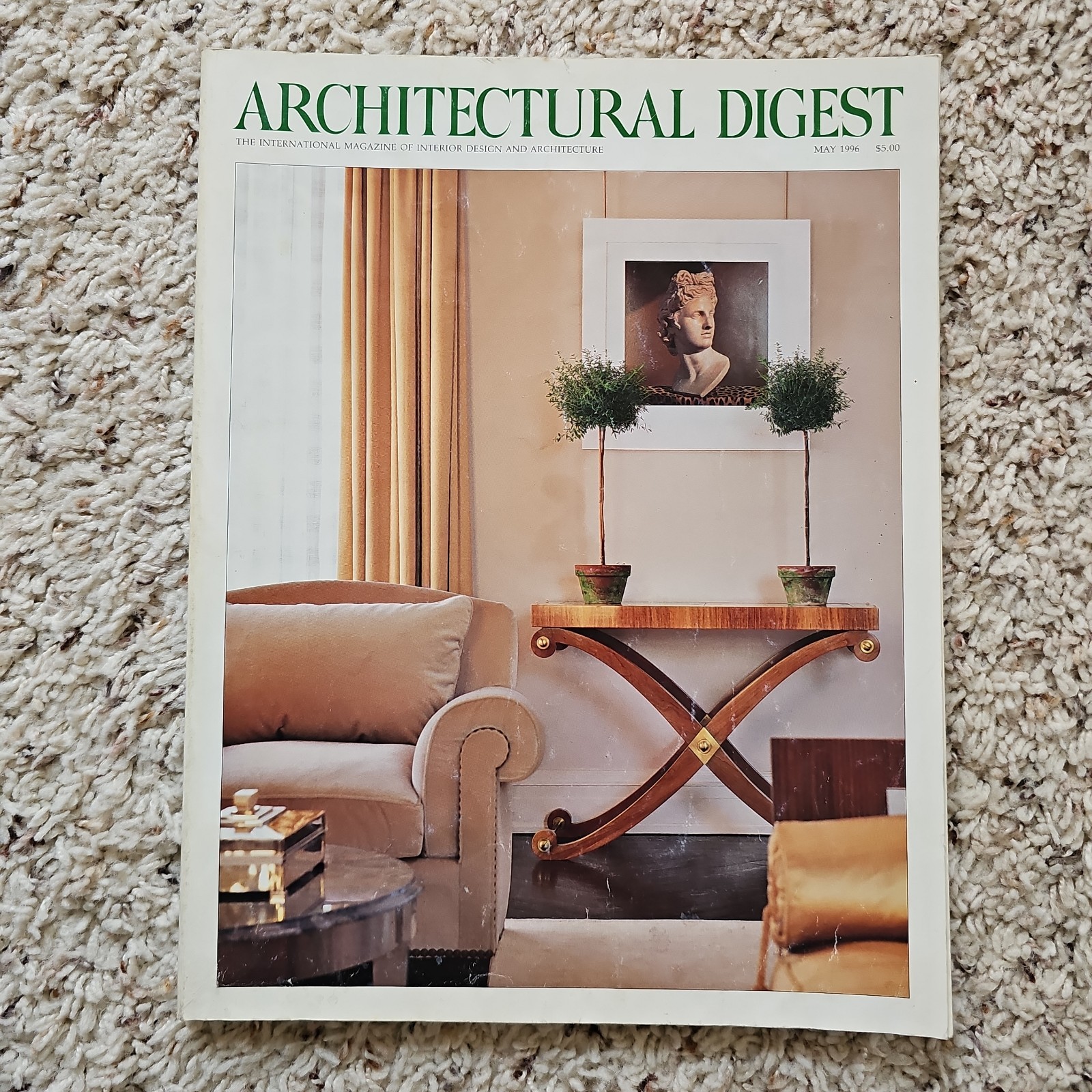 Architectural Digest Magazine 1996 5 Issues Vtg 90s Interior Design Luxury Ads