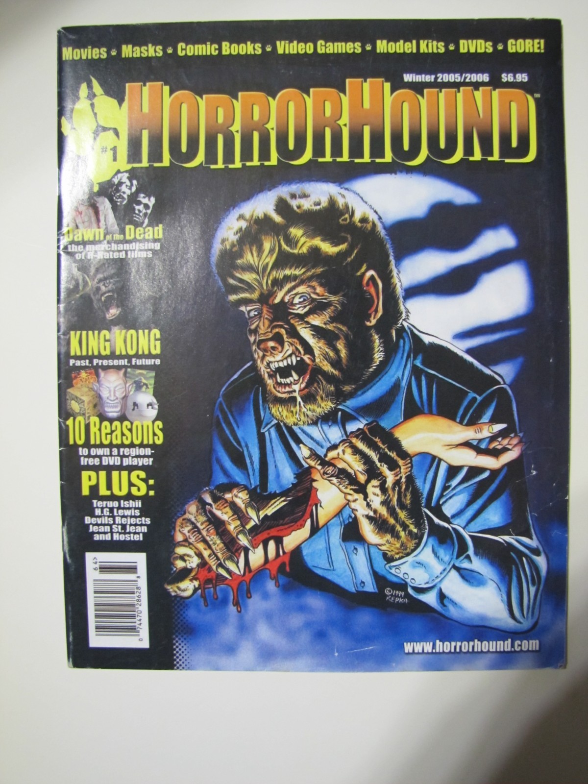 Horror Hound #1–Dawn of the Dead & King Kong OUT OF PRINT G+