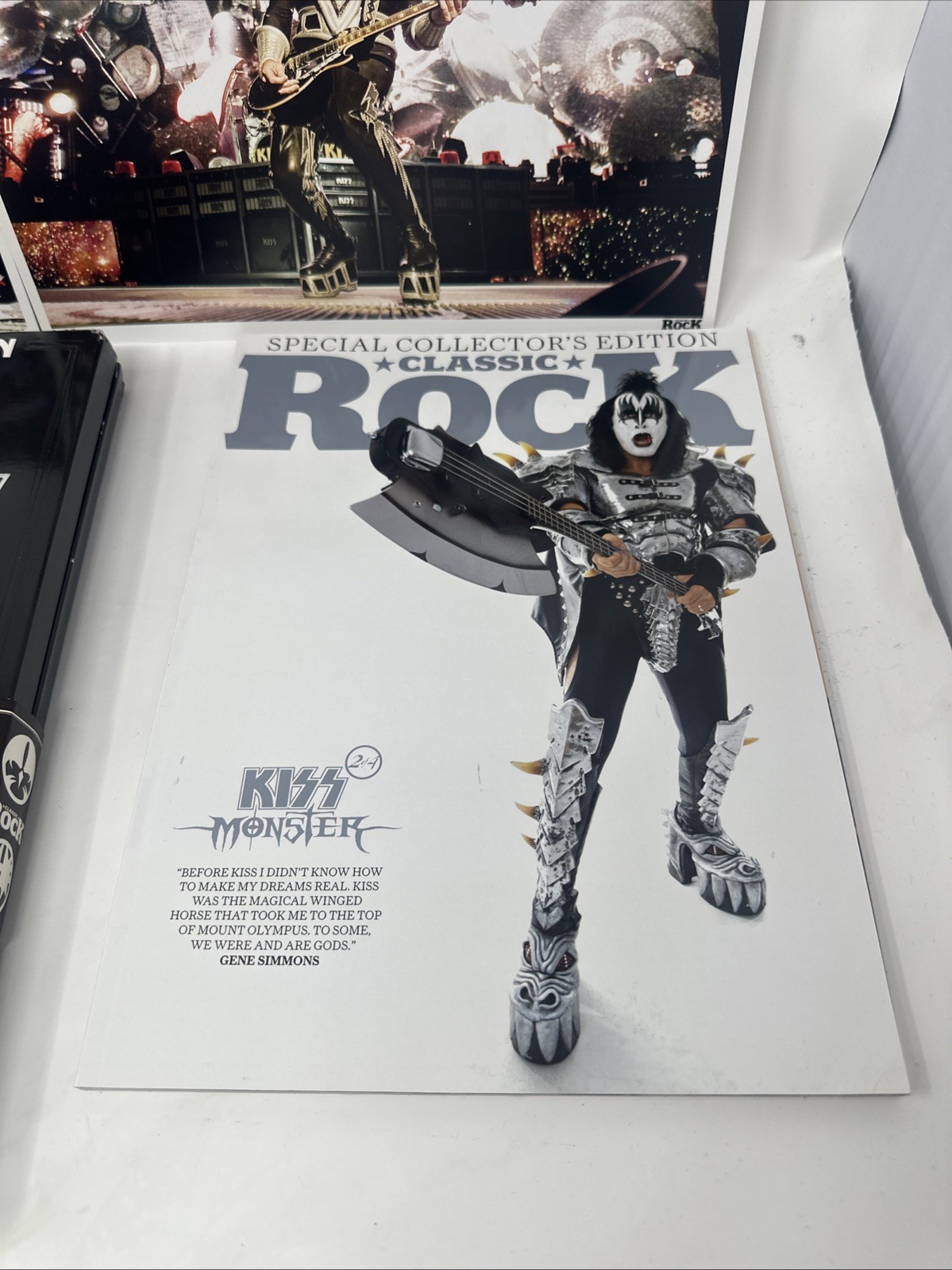 KISS Magazine Classic Rock Magazine 8pc Box Set w/ Prints Nov 2012 Vintage Kiss