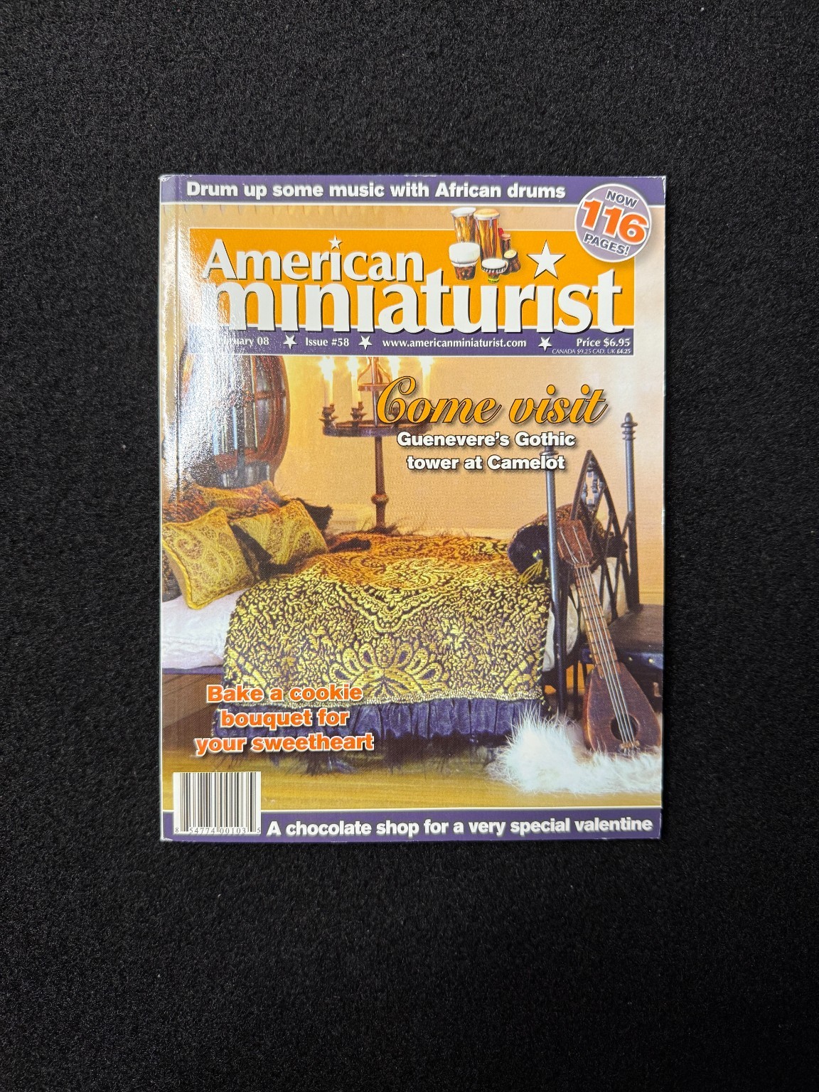 American Miniaturist Magazine Issue #58 Feb 2008 Sealed 116 Pages