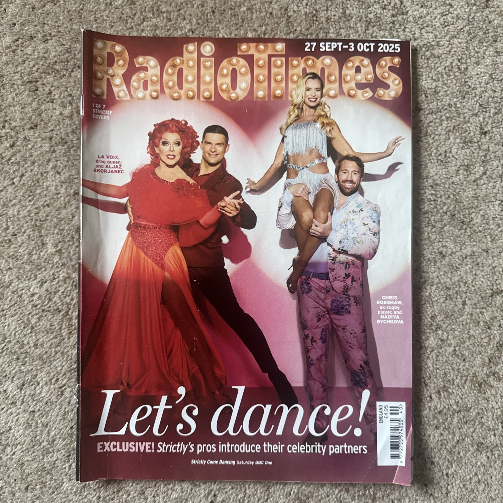 Radio Times Magazine 27th September – 3rd October 2025 Let’s Dance Strictly Come