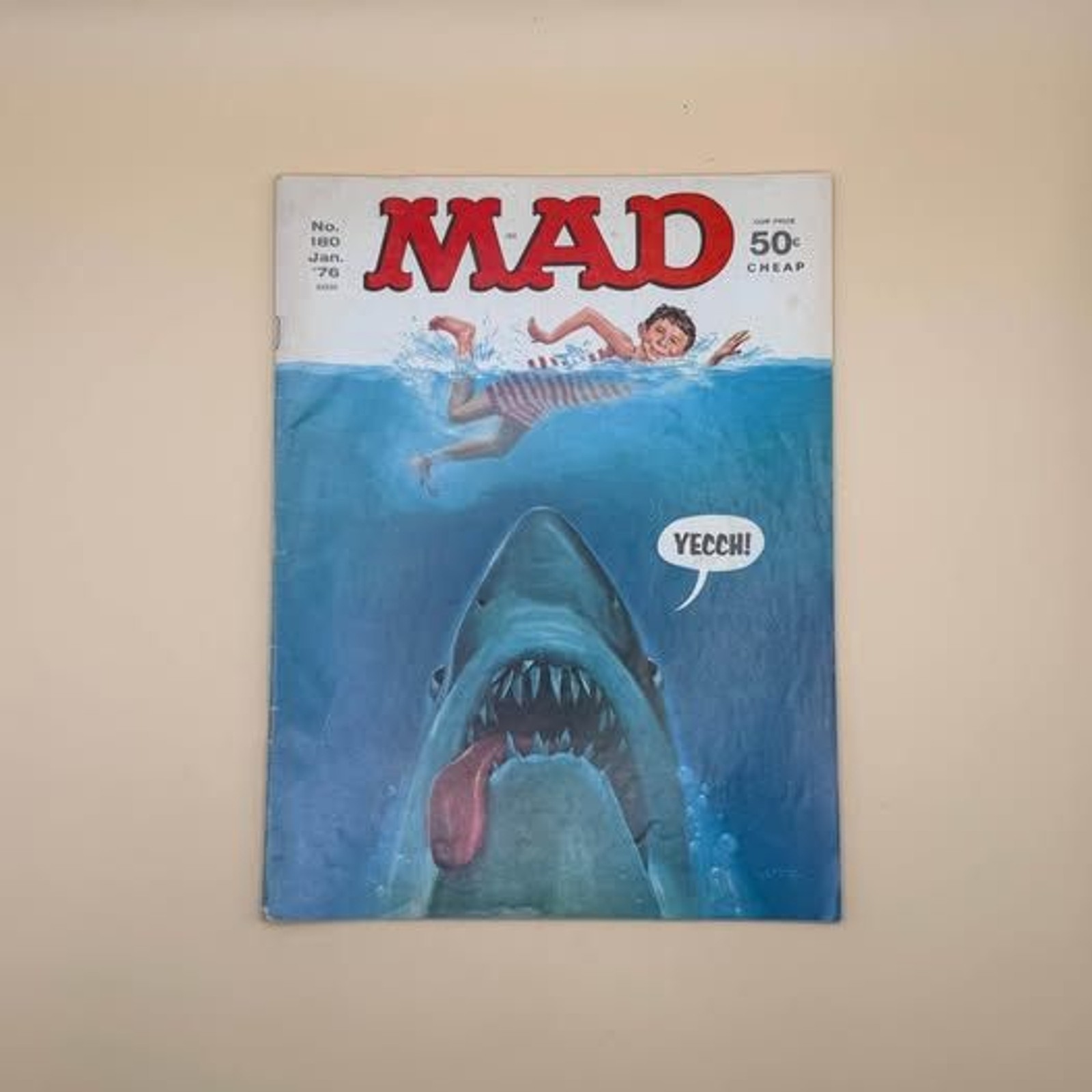 Vintage MAD Magazine, Issue #180, January 1976