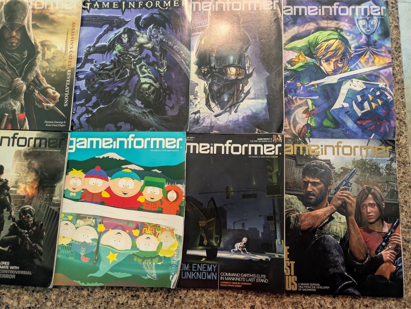 Game Informer Issues 217-220, 222-227 (Lot of 10)