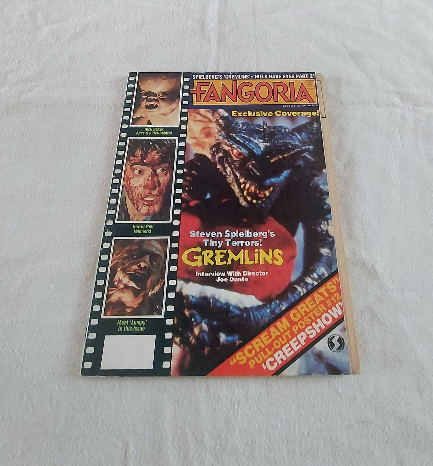 Fangoria Magazine Issue #37 August 1984 Including Poster G/VG