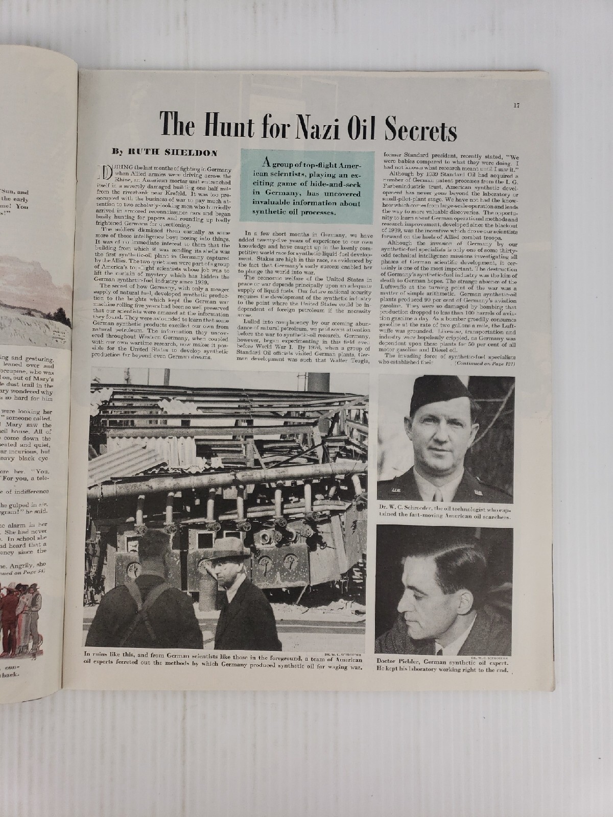 Saturday Evening Post October 6, 1945; Baseball, Norway, Nazi Oil, Congress