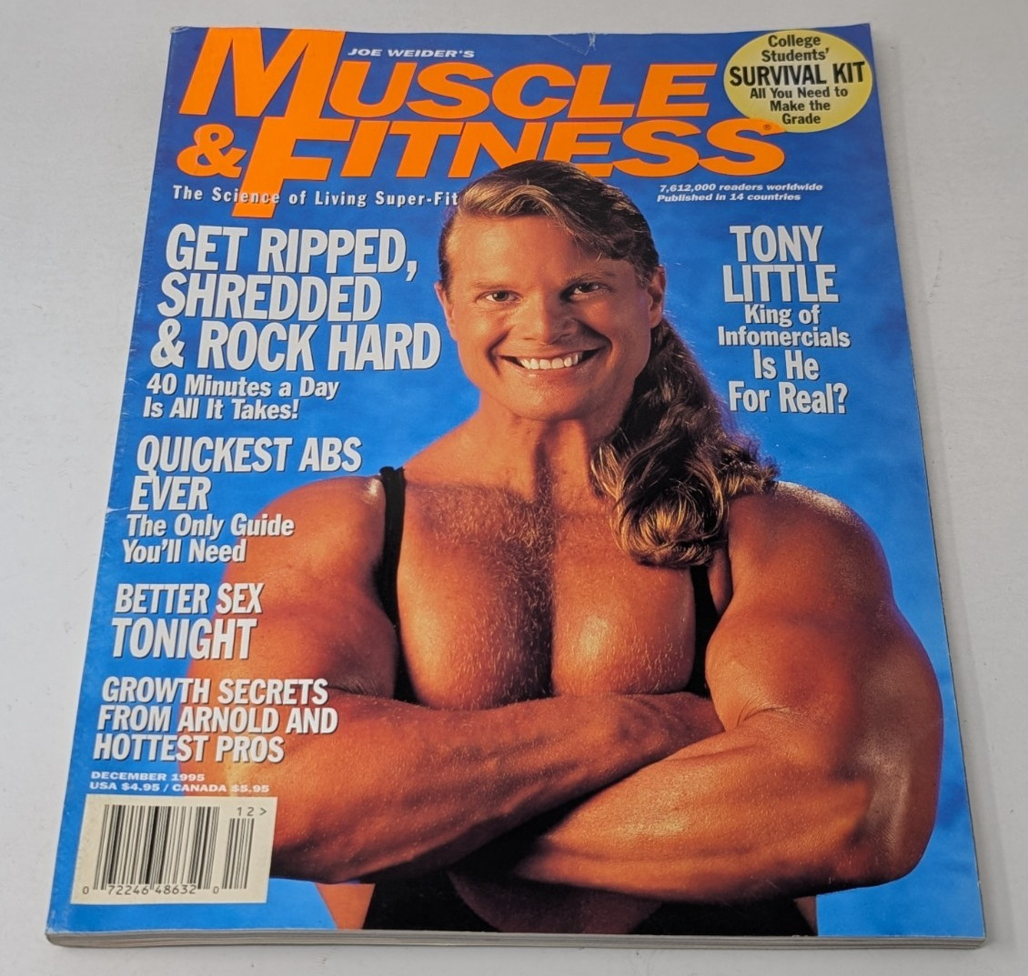 Muscle & Fitness Magazine December 1995 Tony Little Joe Weider