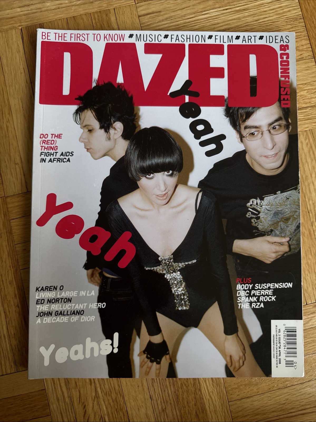Yeah Yeah Yeahs Dazed & Confused UK Magazine April 2006 Karen O Ed Norton Rza