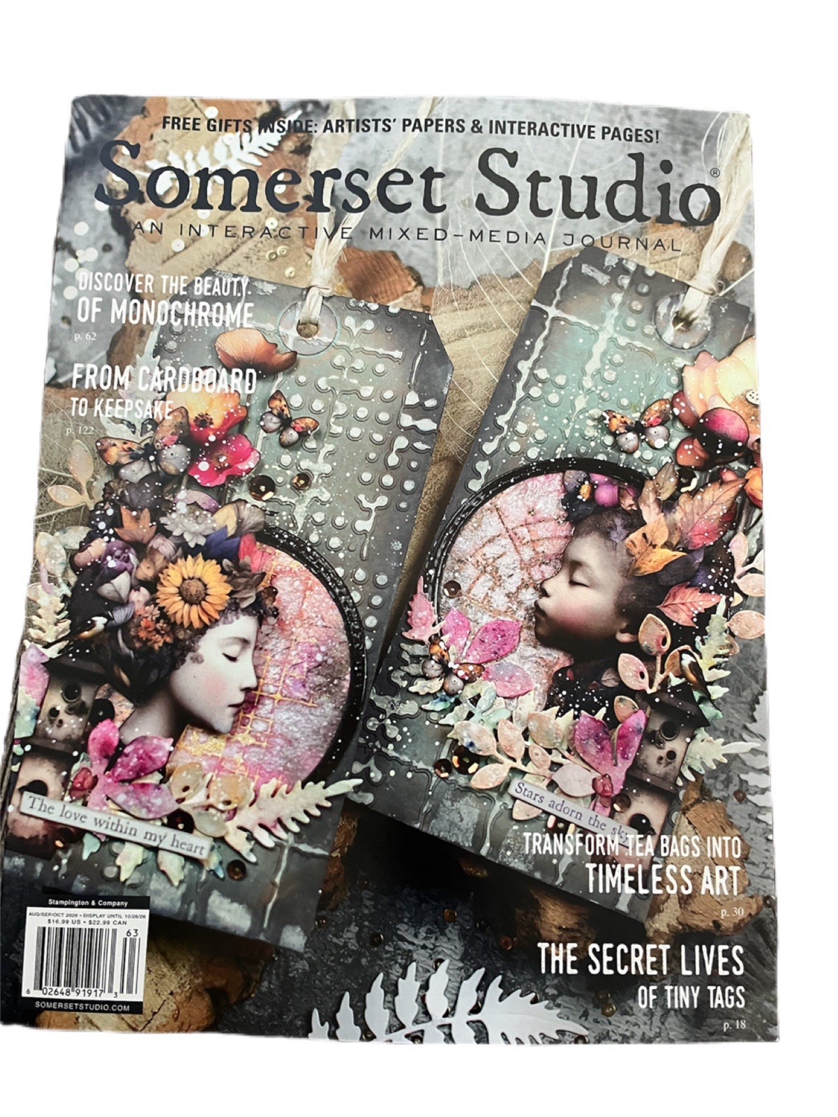 Stampington & Co Magazine! Somerset Studio Aug/Sept/Oct 2026! Brand New Release!