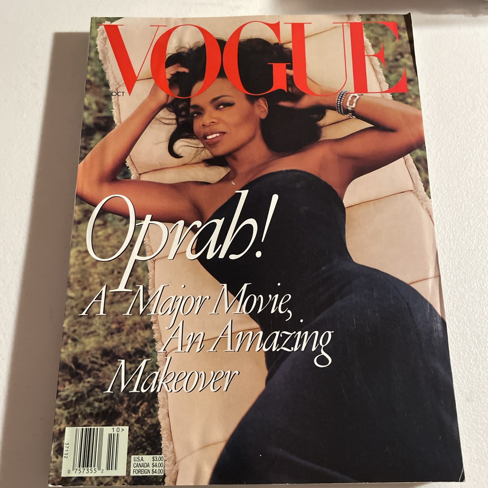 Vogue – Oprah – a major movie and amazing makeover October 1998 No Label A+