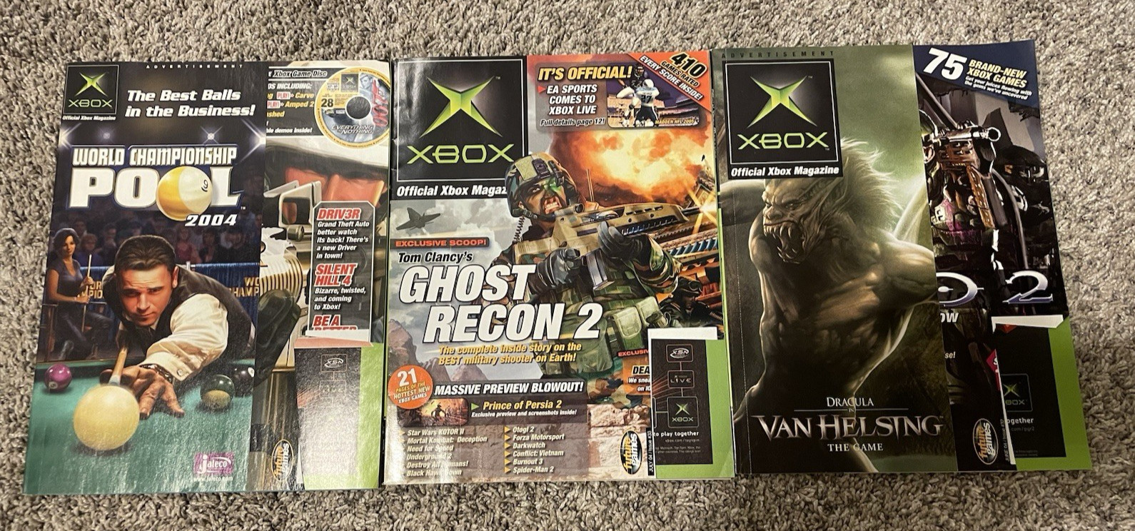Xbox Magazine Lot Of 22 2002-2004 Video Games Gaming