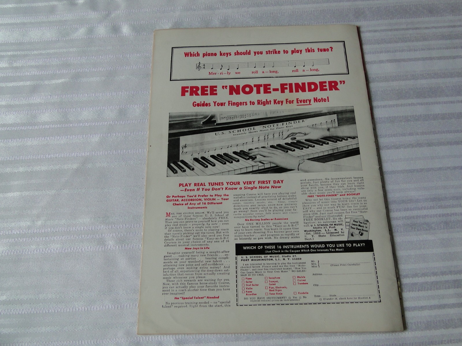 Vintage Music Rock Pop Magazine Song Hits August 1964 Beatles 140