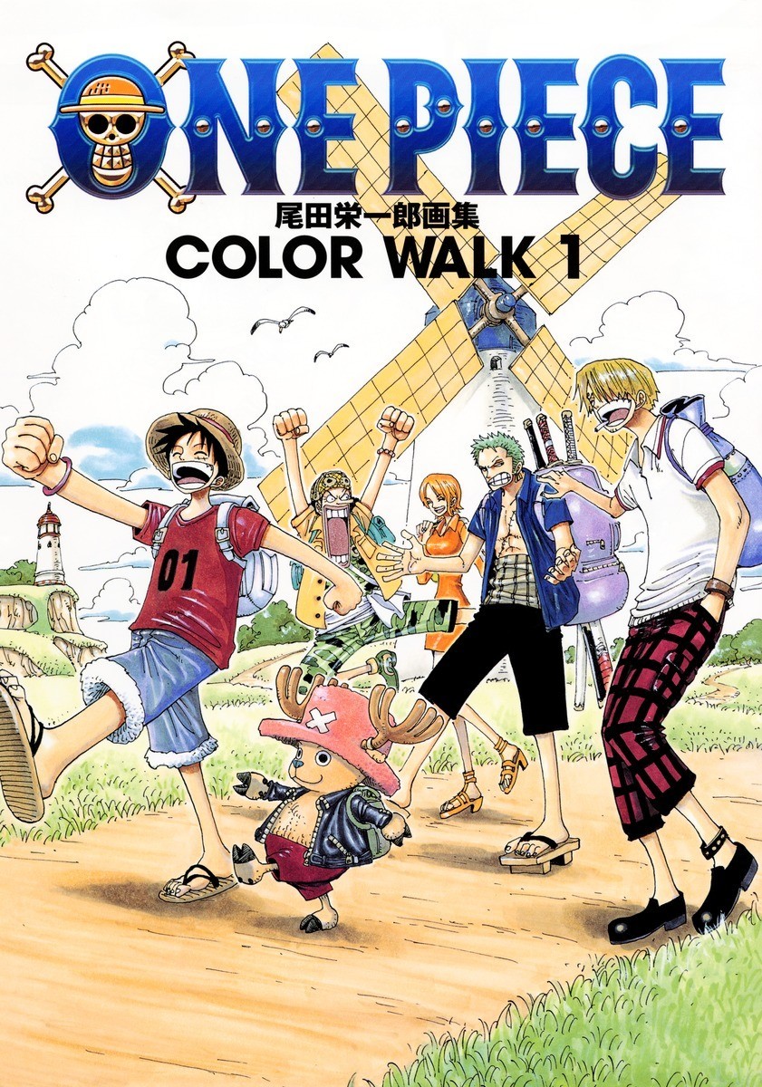 ONE PIECE Illustration Collection COLORWALK 1 – 10 Complete set Art Book Japan