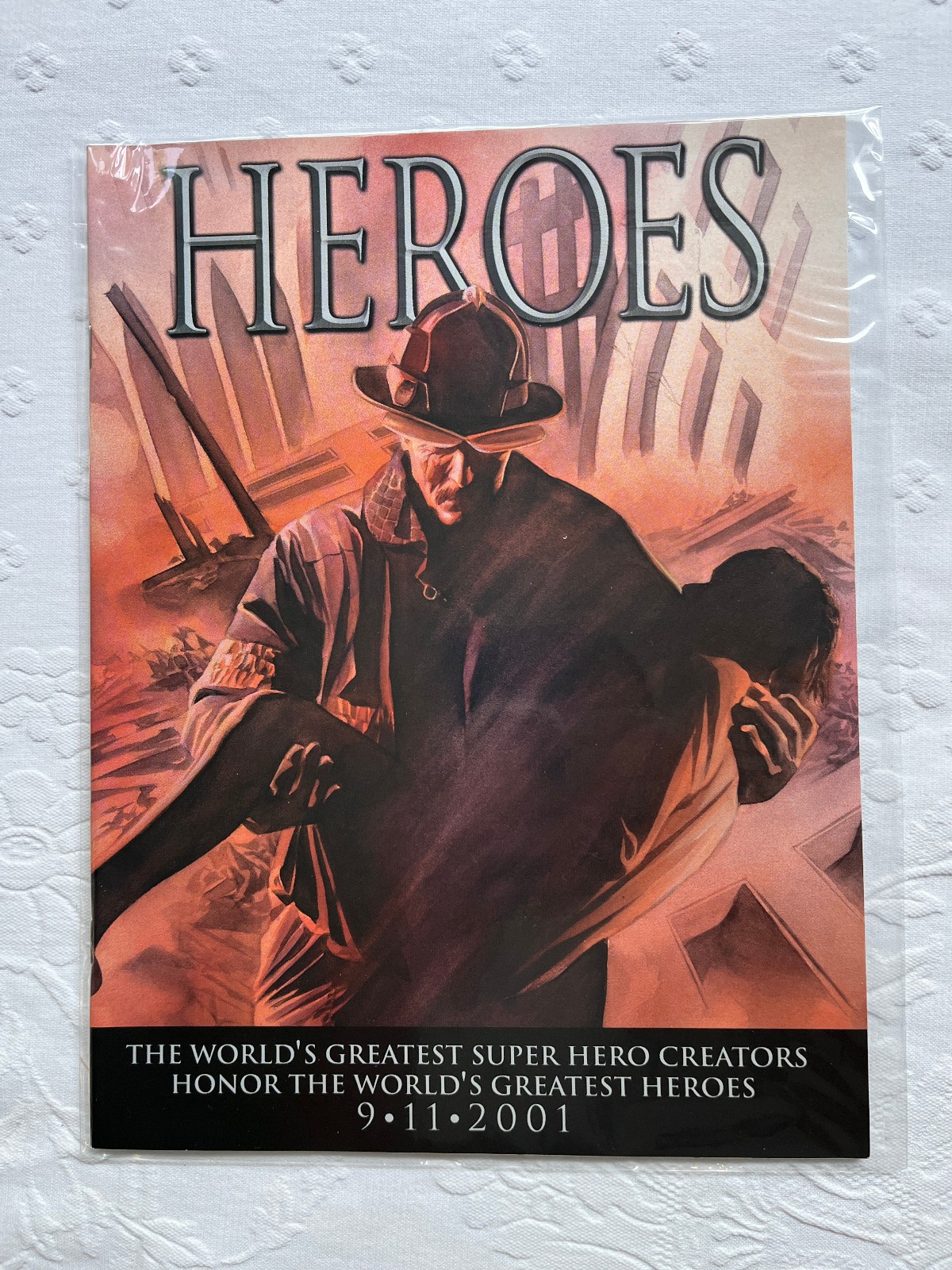 Marvel Heroes #1 9/11 NM – tribute benefit comic – Spider-Man Captain America