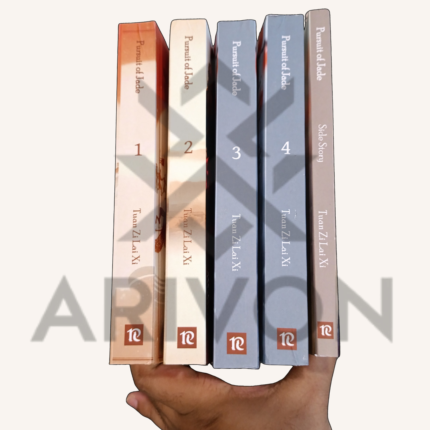 Pursuit of Jade Vol 1-4+Side Complete Set English Paperback Novel Tuanzi Laixi