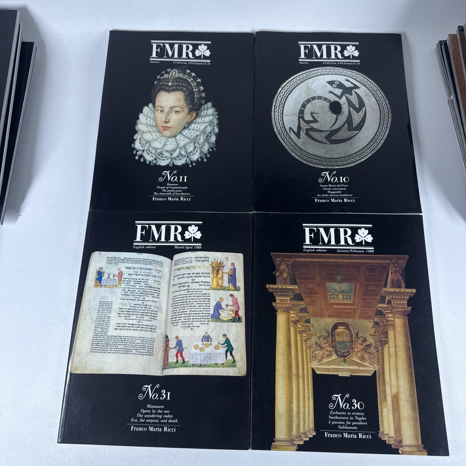 FMR Magazine HUGE LOT OF 38 Issues 0-37 1984-1989 Complete Set Most Beautiful