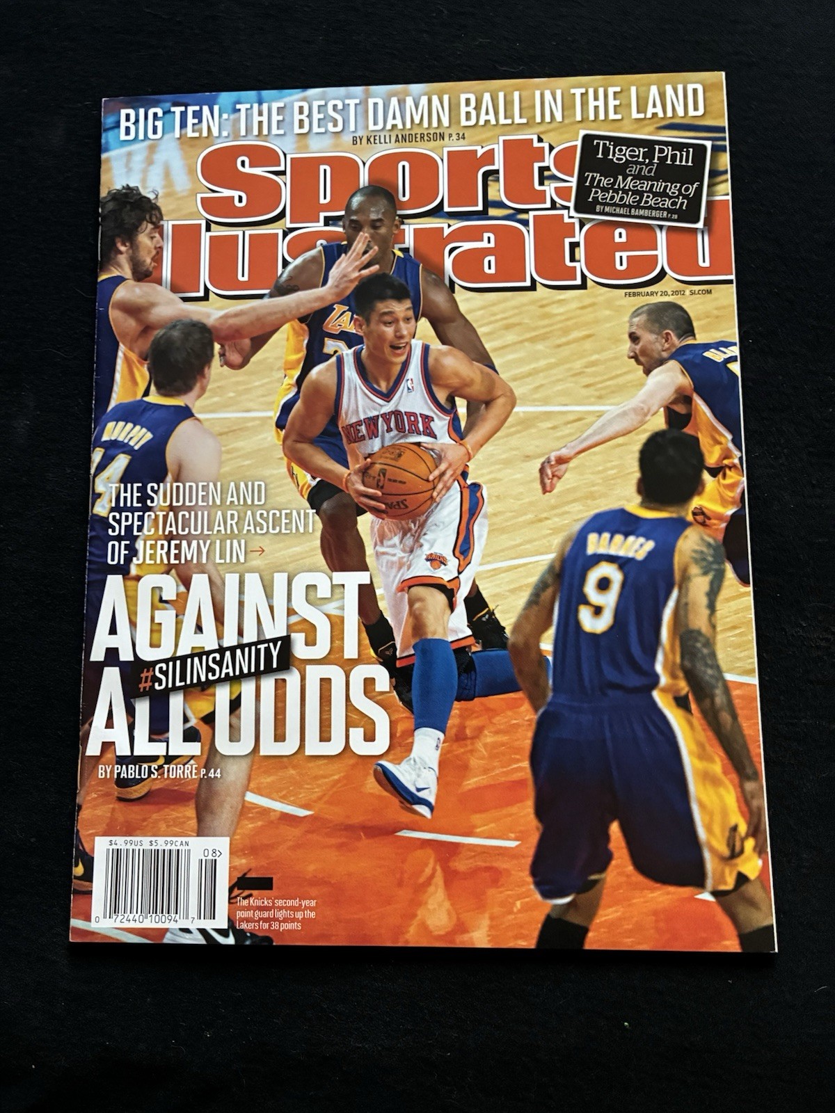 NEWSSTAND ISSUE 2/20/2012 Sports Illustrated JEREMY LIN New York Knicks UNREAD 3