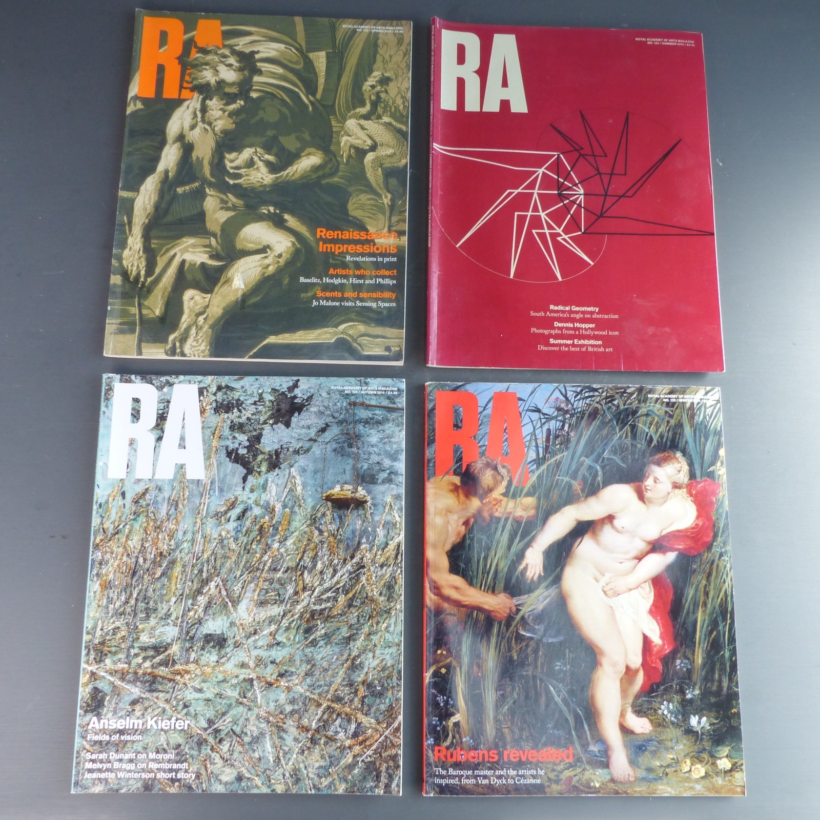 Royal Academy Arts RA Magazine Bundle 2014 Spring Summer Autumn Winter