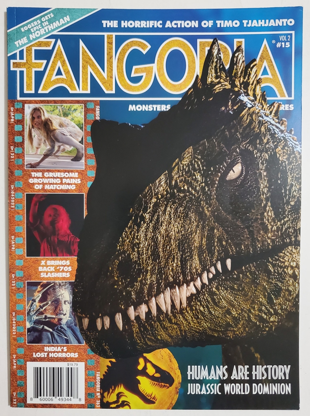 FANGORIA VOL. 2 NO. 15 – JURASSIC WORLD – APRIL 2022