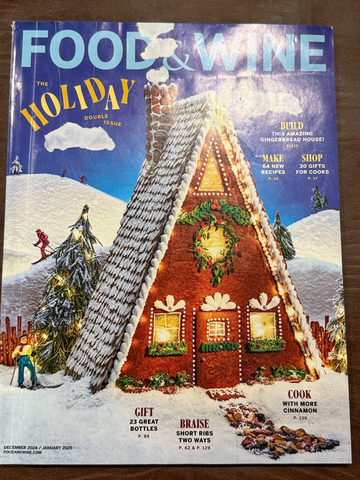 Lot (5) Issues Food & Wine Magazine Catalogs Thanksgiving Holiday 2024 2025 EUC