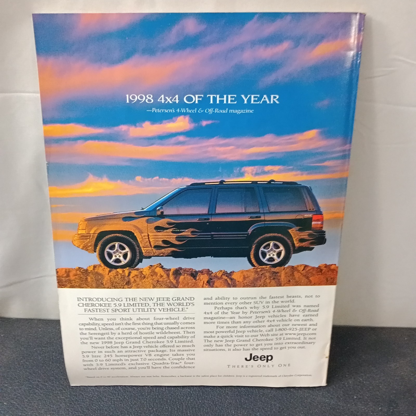 Automobile Magazine – July 1998 – Radar Detector Test – Ten Bests Cars Vintage