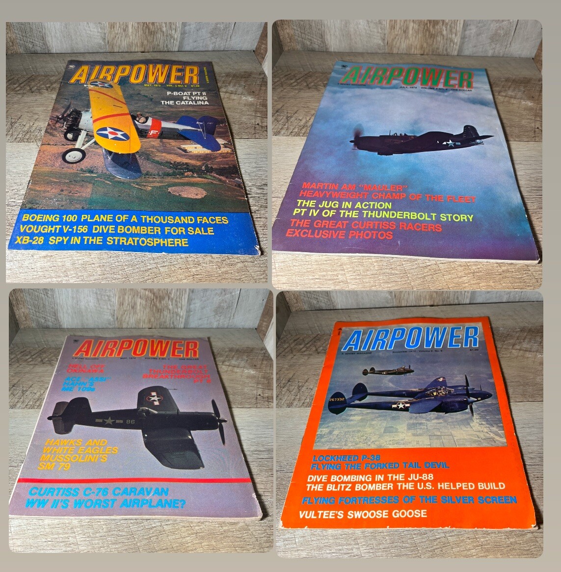 ⭐️ Airpower Magazine Lot The Catalina Thunderbolt Curtis C-76 Vultee XP-54