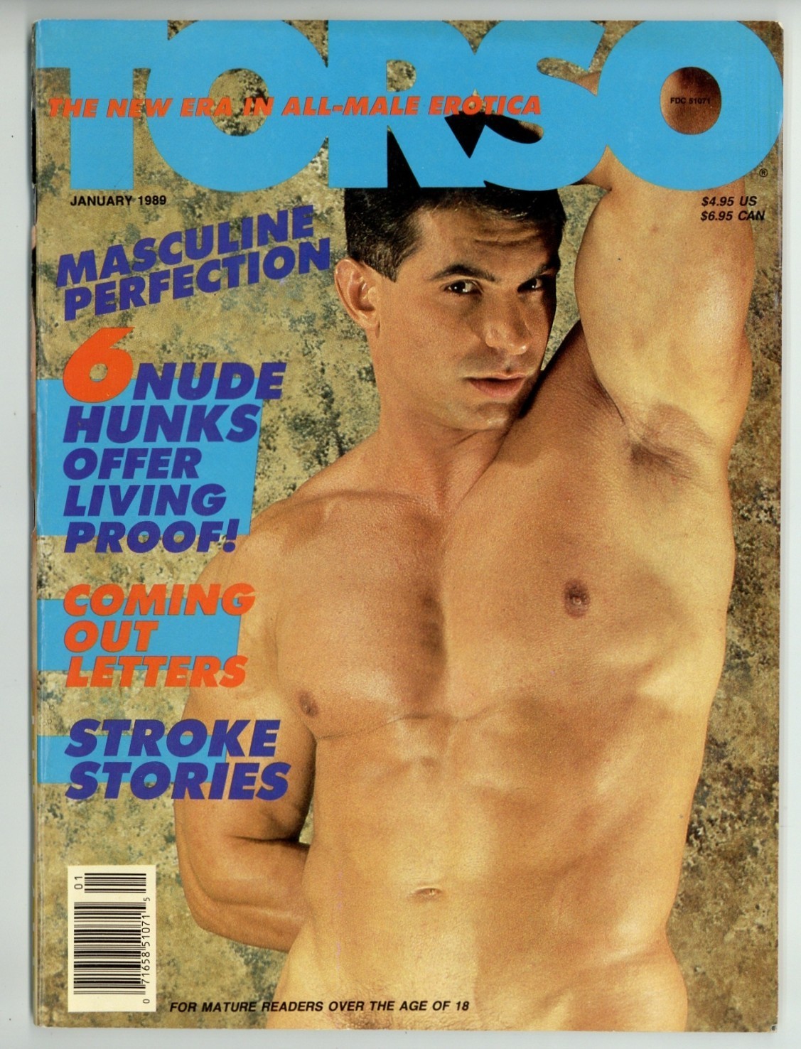 Torso 1989 Kristen Bjorn, Maxx Studio 100pgs Gay Physique Pinup Magazine M39997