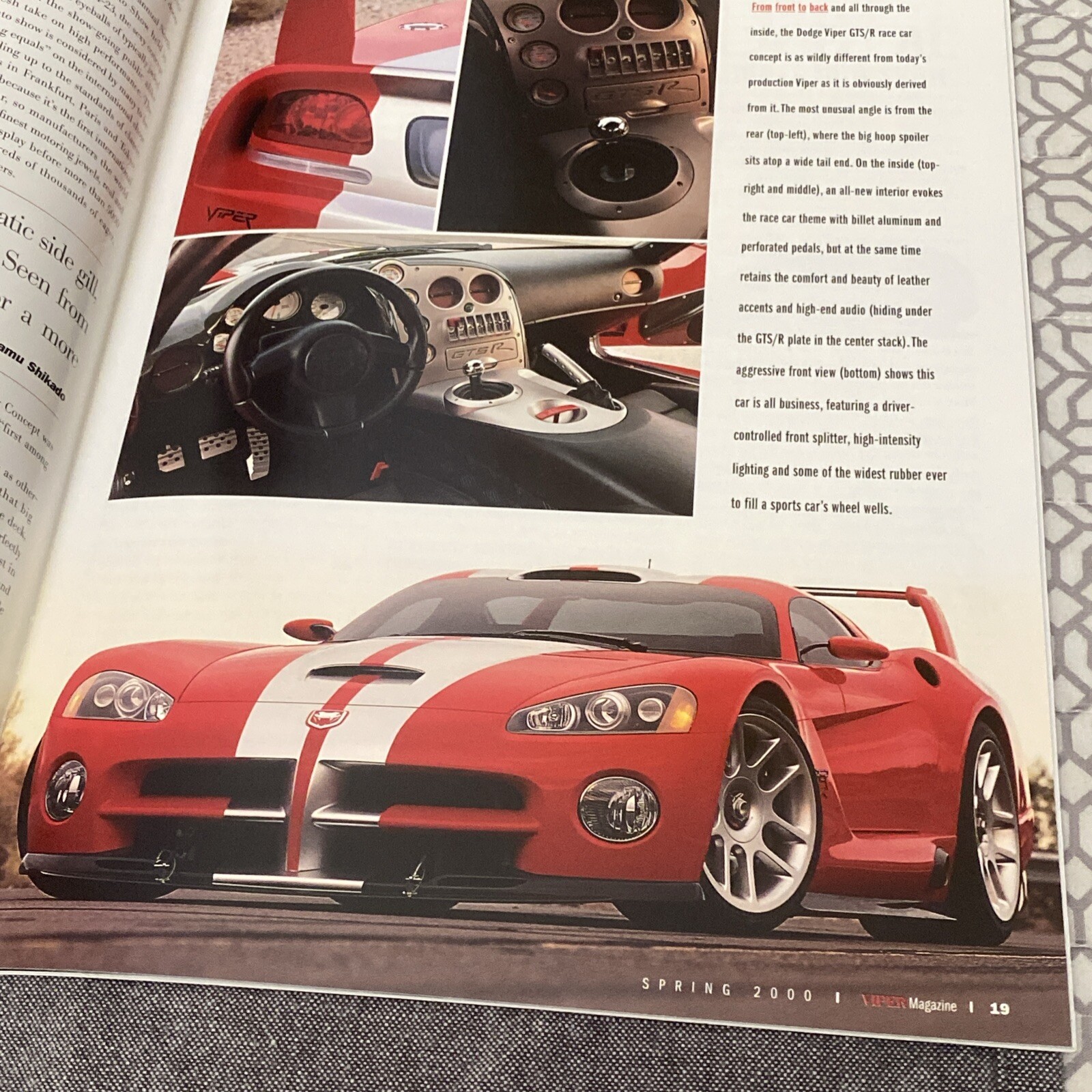 Viper Quarterly Magazine Spring Issue 2000 Dodge Viper Mag Volume 6 #2 Red Mist!