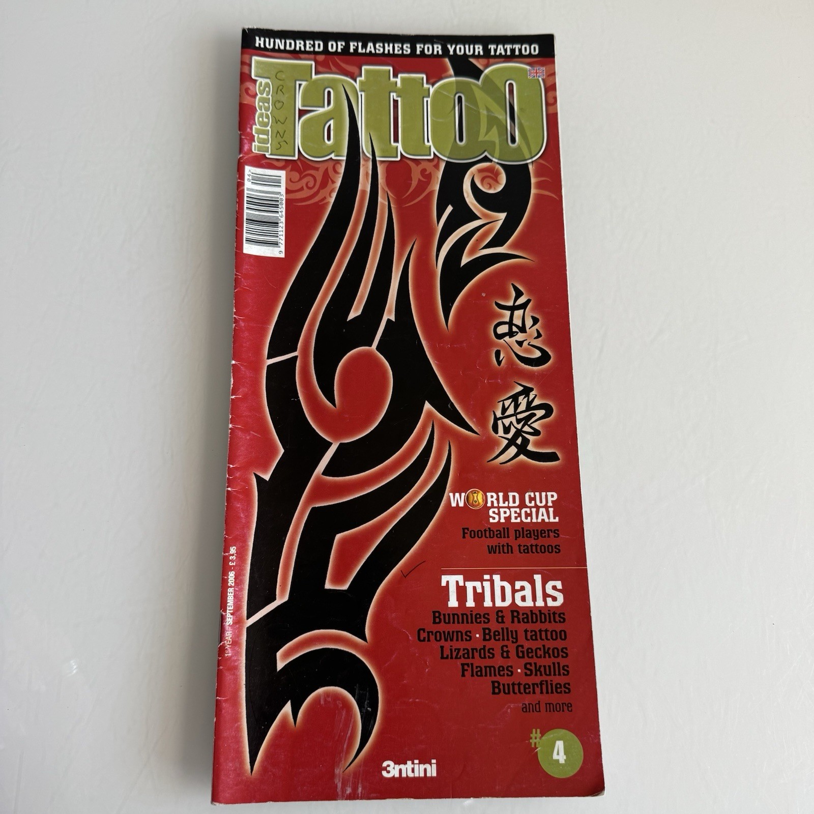 Tattoo Ideas Magazine Lot of 8 – Features Hundreds Of Designs Printed in Italy